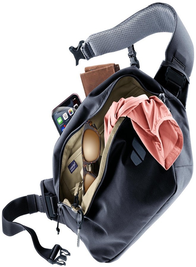 Deuter Unisex Stroof 5, Crossbody Lifestyle Bag for Travel, 5 Liter - Black - Image 3