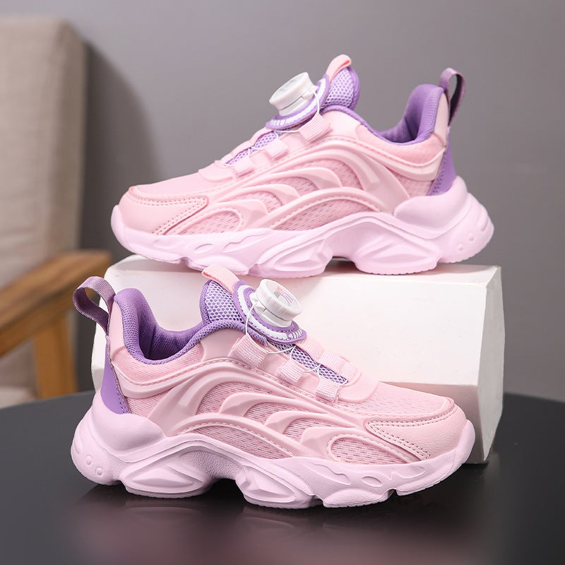 Spring Summer And Autumn Boys Shoes Girls Shoes Breathable Mesh Fashionable Soft Sole Children'S Sneaker Casual Comfort - Image 4