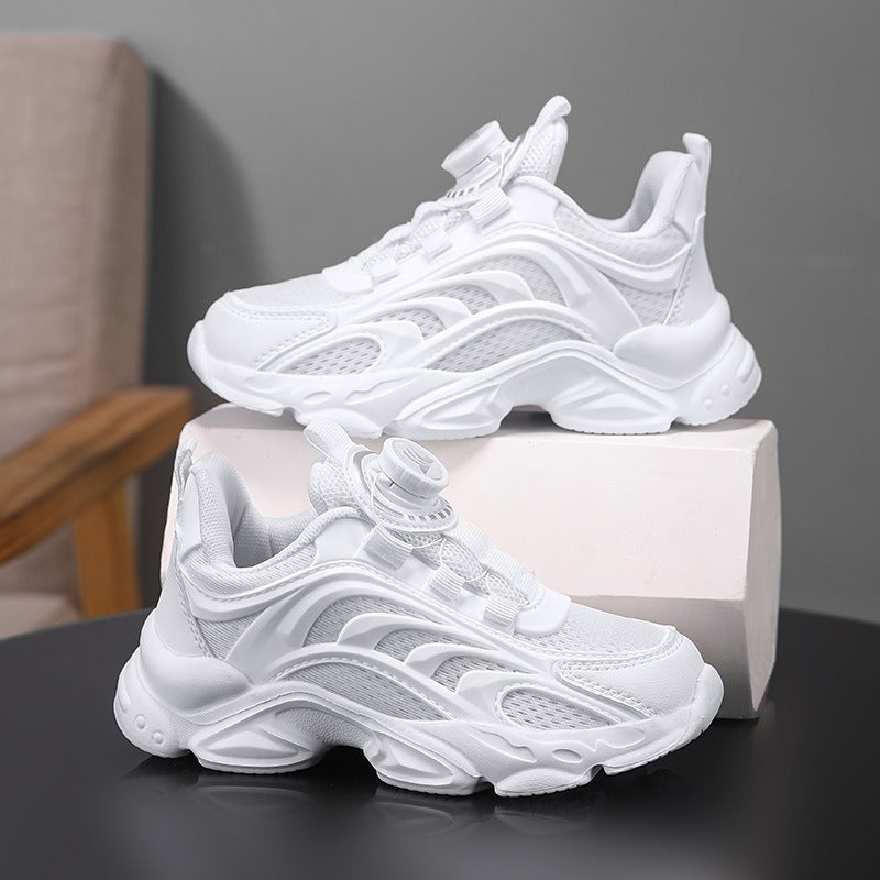 Spring Summer And Autumn Boys Shoes Girls Shoes Breathable Mesh Fashionable Soft Sole Children'S Sneaker Casual Comfort - Image 2