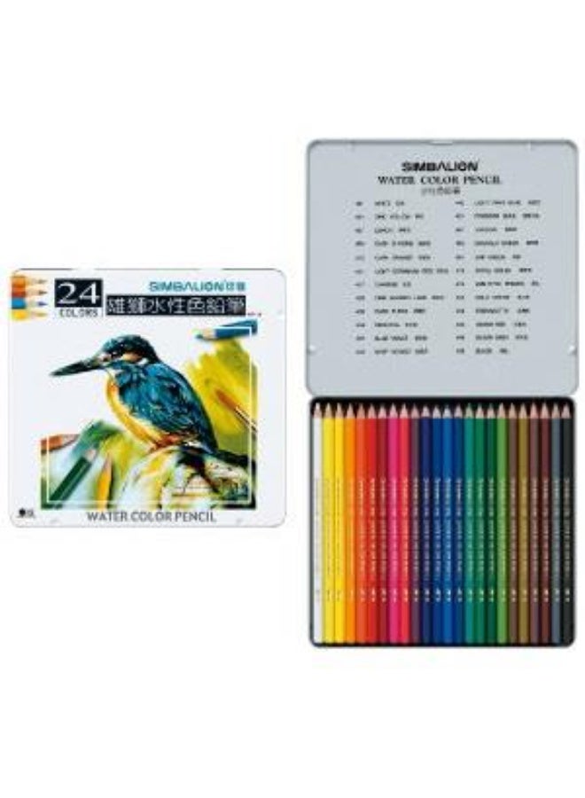 سيمبايون ألوان خشبية مائية من سيمبا  ٢٤ لون - Image 3