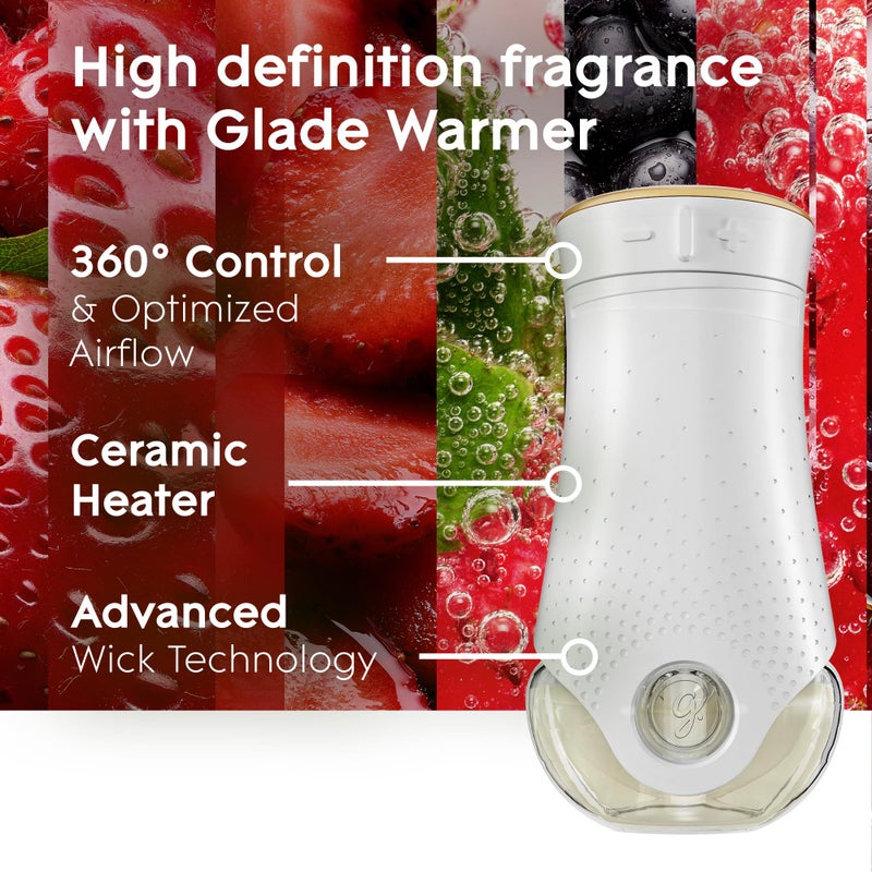 Glade PlugIns Refills Air Freshener, Scented and Essential Oils for Home and Bathroom, Bubbly Berry Splash, 3.35 Fl Oz, 5 Count - Image 5