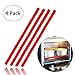 LeeYean LeeYean Oven Rack Shields - 4 Pack Heat Resistant Silicone Oven Rack Cover 14 inches Long Oven Rack Edge Protector,  - Image 2
