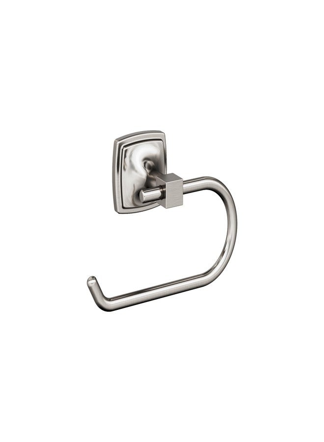 Amerock BH36091G10 | Brushed Nickel Single Post Toilet Paper Holder | 7-1/16 in. (179 mm) Length Toilet Tissue Holder | Stature | Bath Tissue Holder | Bathroom Hardware | Bath Accessories - Image 1