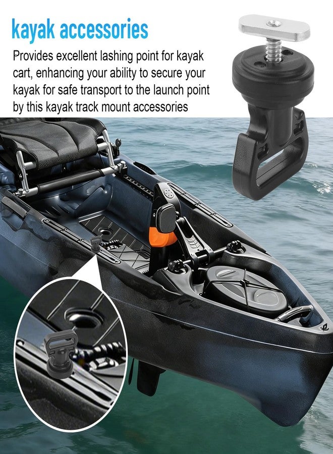 GDW Kayak Track Mount Vertical Tie Downs - Vertical Tie Downs for Securing Cooler, Crate, and Other Kayak Rail Mount Accessories （ 4 Pack ） - Image 5