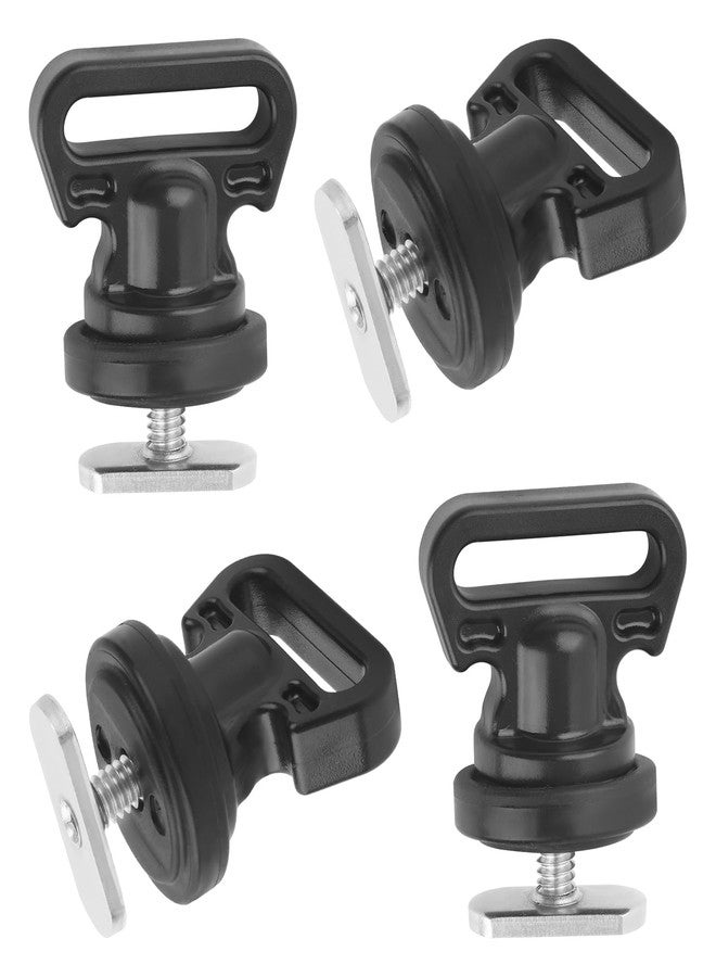 GDW Kayak Track Mount Vertical Tie Downs - Vertical Tie Downs for Securing Cooler, Crate, and Other Kayak Rail Mount Accessories （ 4 Pack ） - Image 1