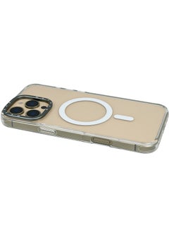 Mezone iPhone 16 Pro Max Clear MagSafe Case, Military-Grade Protection iPhone 16 Pro Max Slim Shockproof Cover Strong-Magnet Protective Phone Case Compatible with MagSafe Anti Scratch & Fingerprint with Lens Frame, Clear  - Image 3