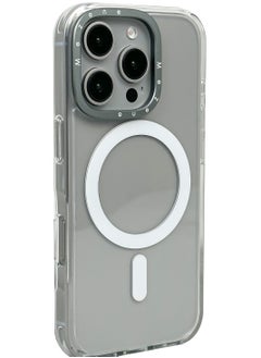 Mezone iPhone 16 Pro Max Clear MagSafe Case, Military-Grade Protection iPhone 16 Pro Max Slim Shockproof Cover Strong-Magnet Protective Phone Case Compatible with MagSafe Anti Scratch & Fingerprint with Lens Frame, Clear  - Image 2