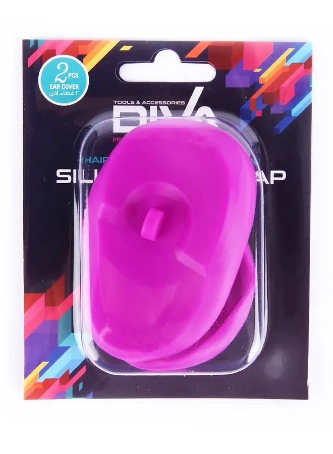 Diva Silicone Ear Protectors – Reusable Ear Caps for Hair Coloring, Perms, and Chemical Treatments, 1 Pair - Image 1