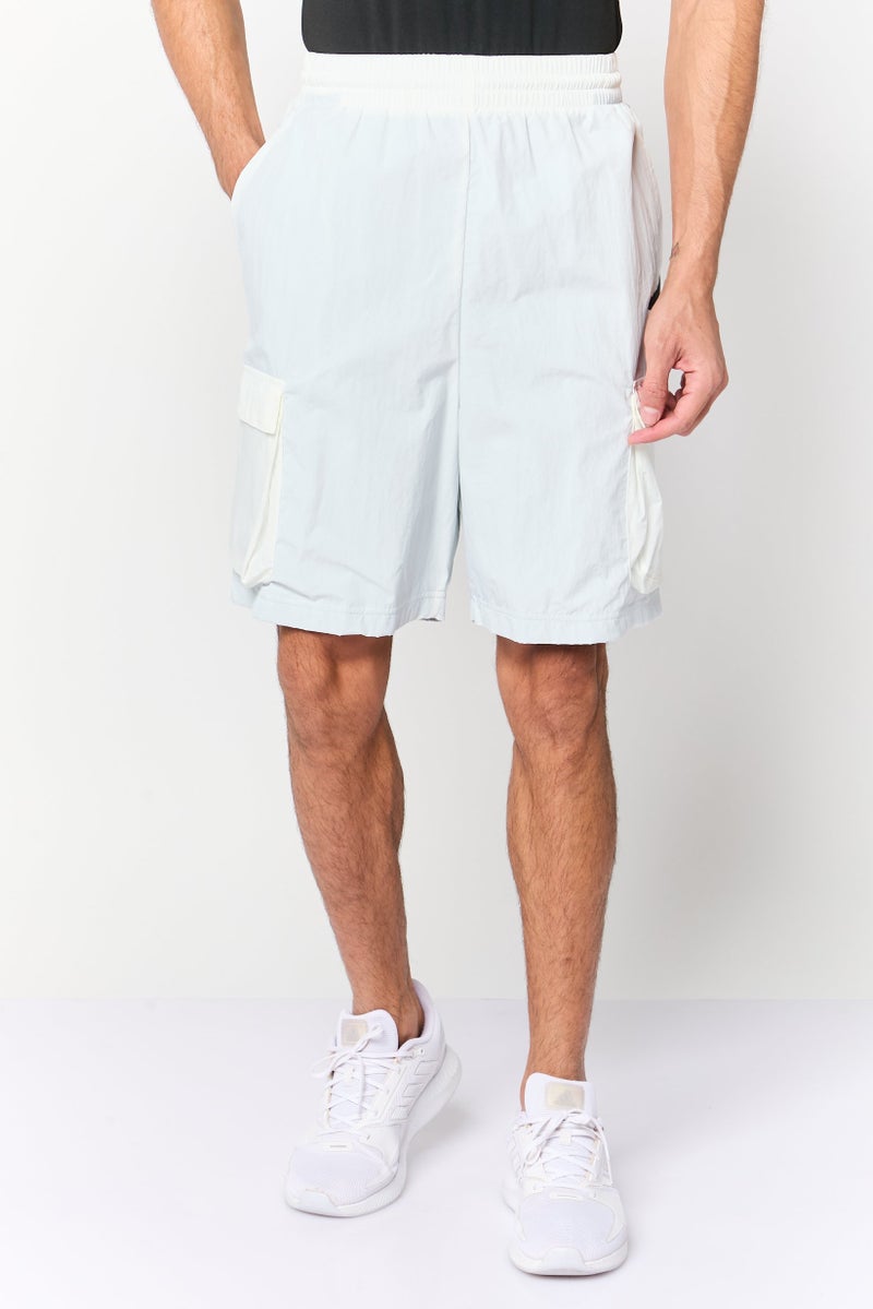 Adidas Men Sportswear Fit Training Shorts, Off White - Image 1