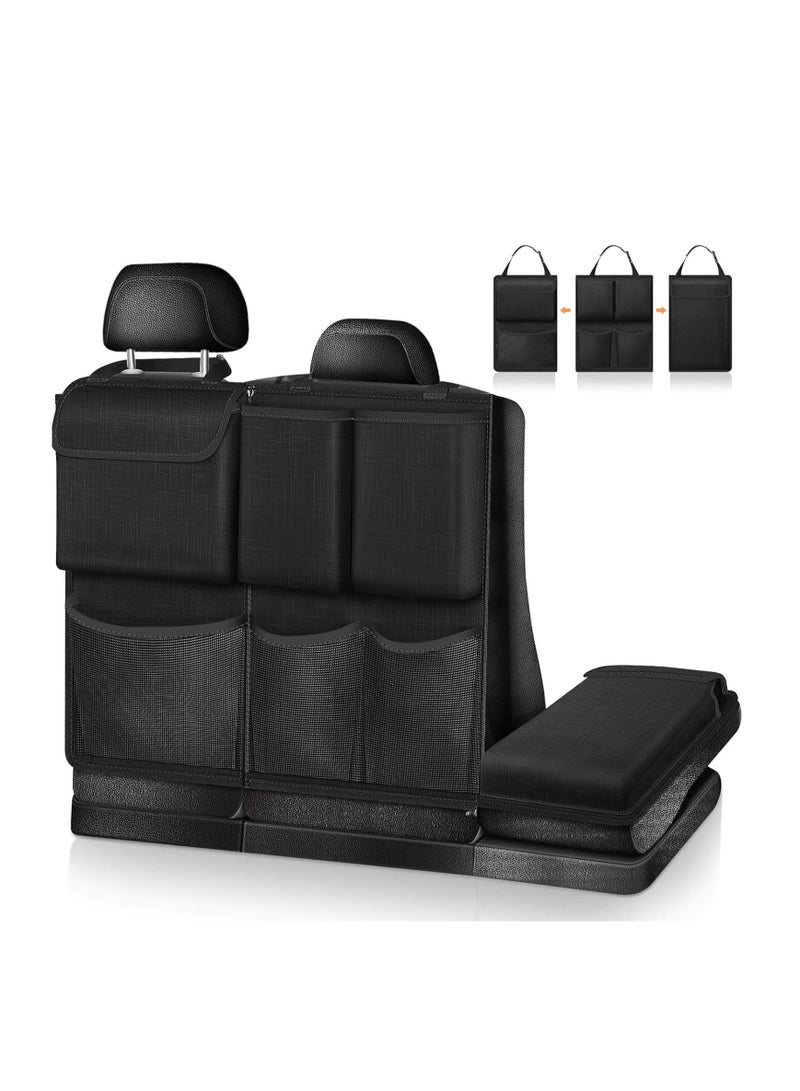 Cool Baby Car Trunk Organizer and Storage, Detachable Seat Back Hanging Organizers Storage with Zippers, Large Capacity Car Accessories Interior for Jeeps, SUVs, Vans (Black)  - Image 1