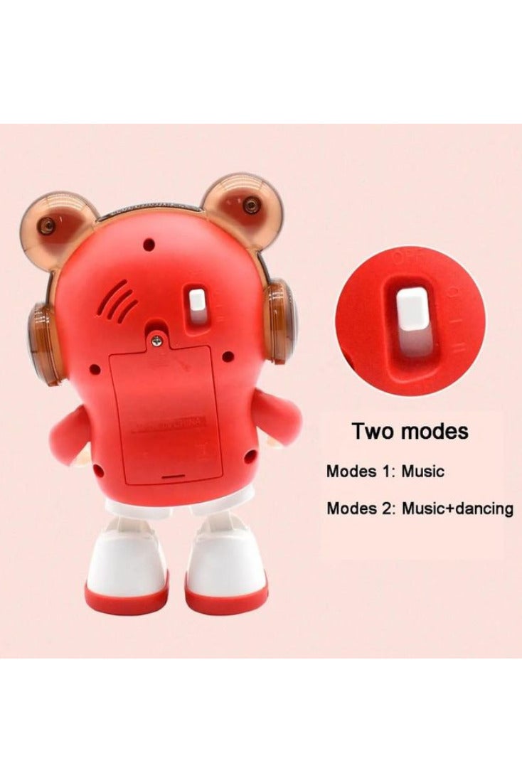 Electric Bear Toy,Heart Bear Electric Dancing Walking Musical Toys - Singing Electric Toys, Dancing Dinosaur, Bear Sound Toy for Kids 3+ - Image 4