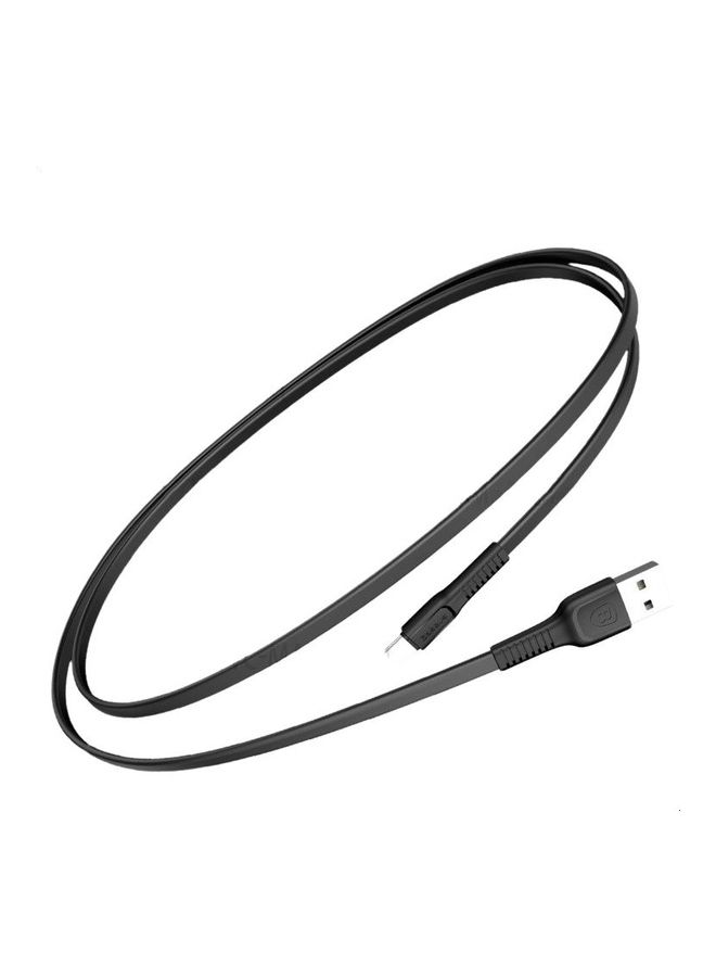 بيسوس كابل بمنفذ USB Type-C تيار 3 أمبير من سلسلة تاف أسود - Image 1