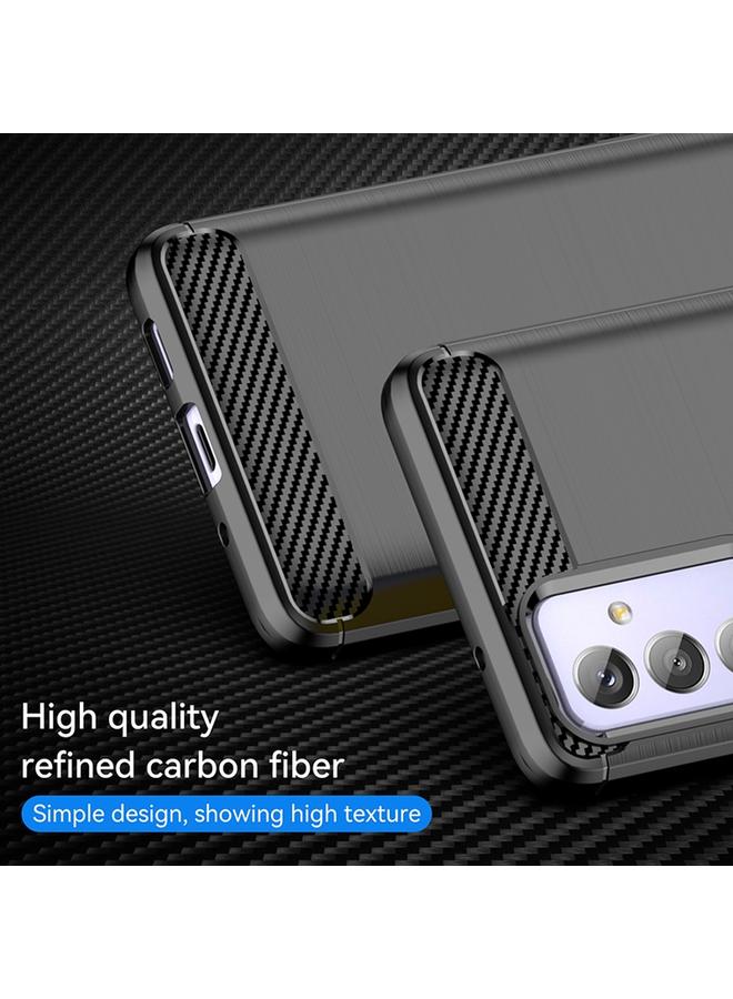 اس-توب جراب لهاتف Samsung Galaxy Quantum 2 مصنوع من ألياف الكربون المصقولة TPU - Image 4