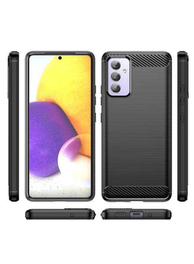 اس-توب جراب لهاتف Samsung Galaxy Quantum 2 مصنوع من ألياف الكربون المصقولة TPU - Image 2