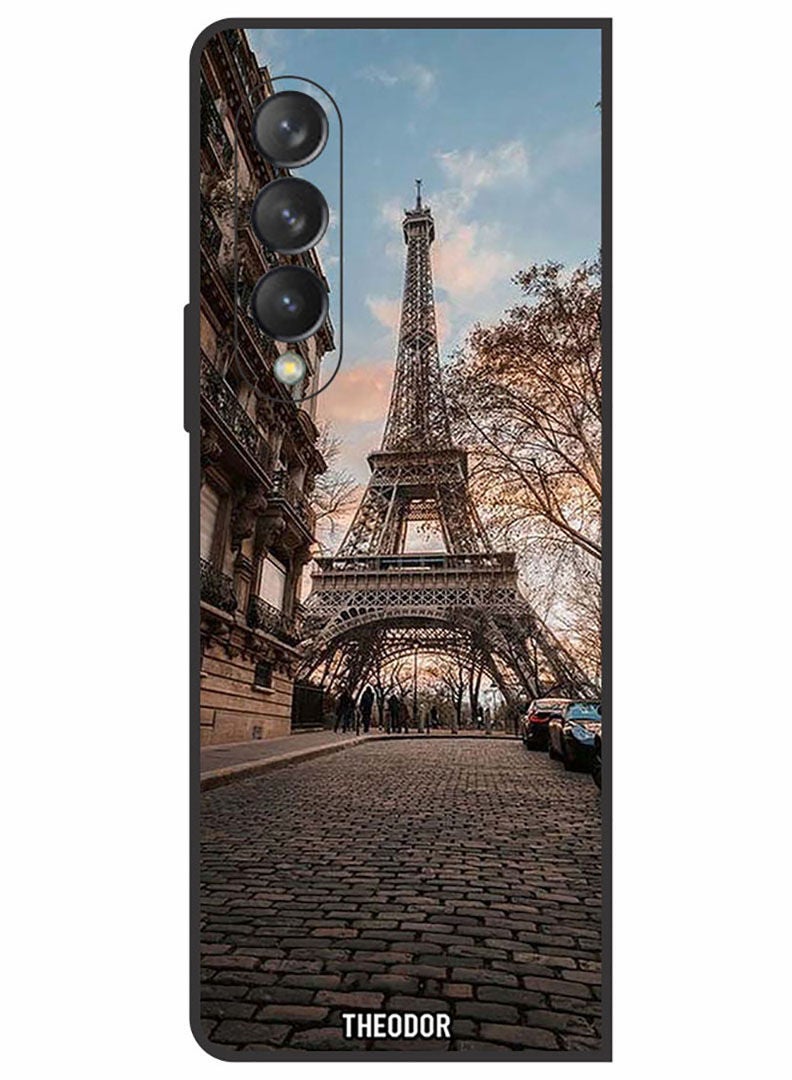 Theodor Protective Case Cover For Samsung Galaxy Z FOLD 3 5G  Effiel Tower - Image 1