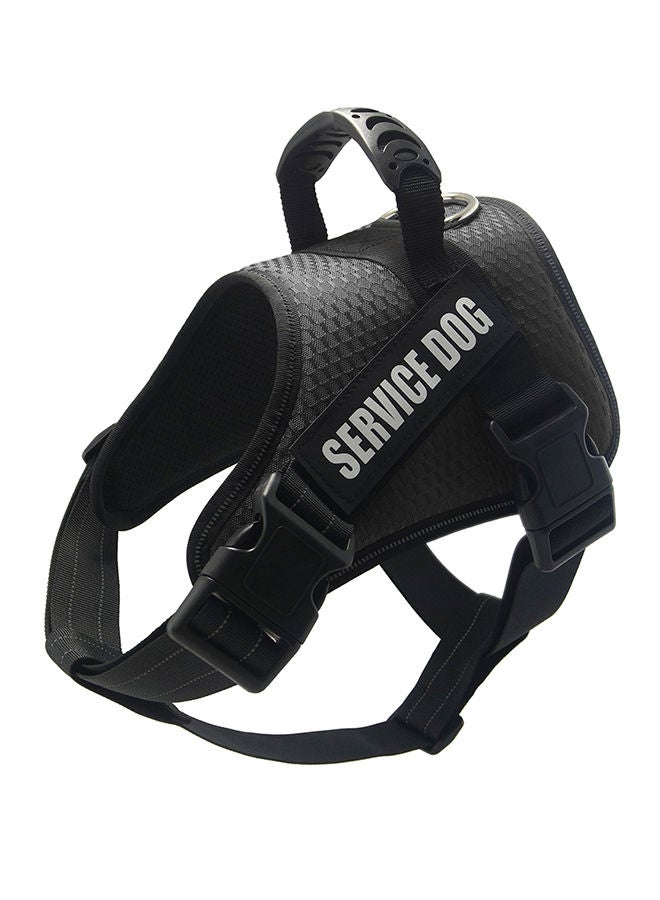 NIBEMINENT Adjustable Service Dog Harness Vest Black S