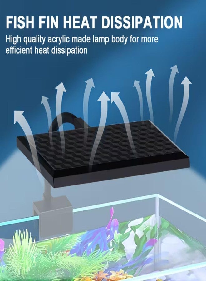 VAYINATO Rs Electricals Deyao | 12 Watts Clip On Back Full Spectrum Planted Aquarium LED Light | 360 Degree | Flexible Head | Suits Upto 2.5Ft Tank - Image 5