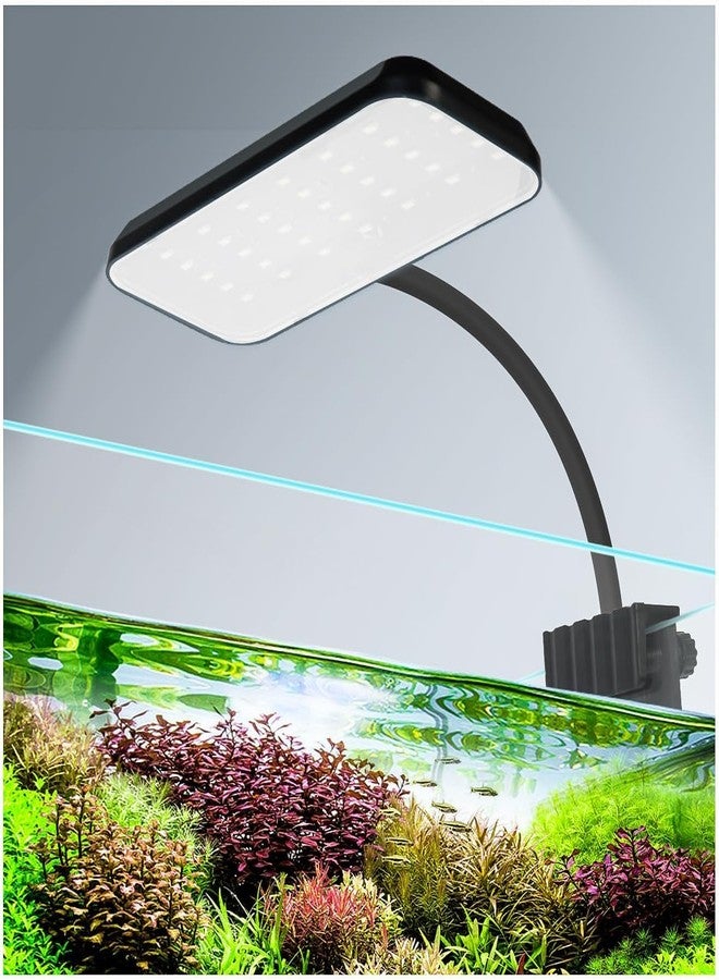 VAYINATO Rs Electricals Deyao | 12 Watts Clip On Back Full Spectrum Planted Aquarium LED Light | 360 Degree | Flexible Head | Suits Upto 2.5Ft Tank - Image 1