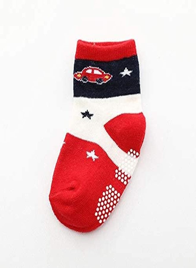 Shivaaro Organic Cotton Anti-Skid Socks | CHILD SOCKS (5-7 year) (pack of 3) - Image 4
