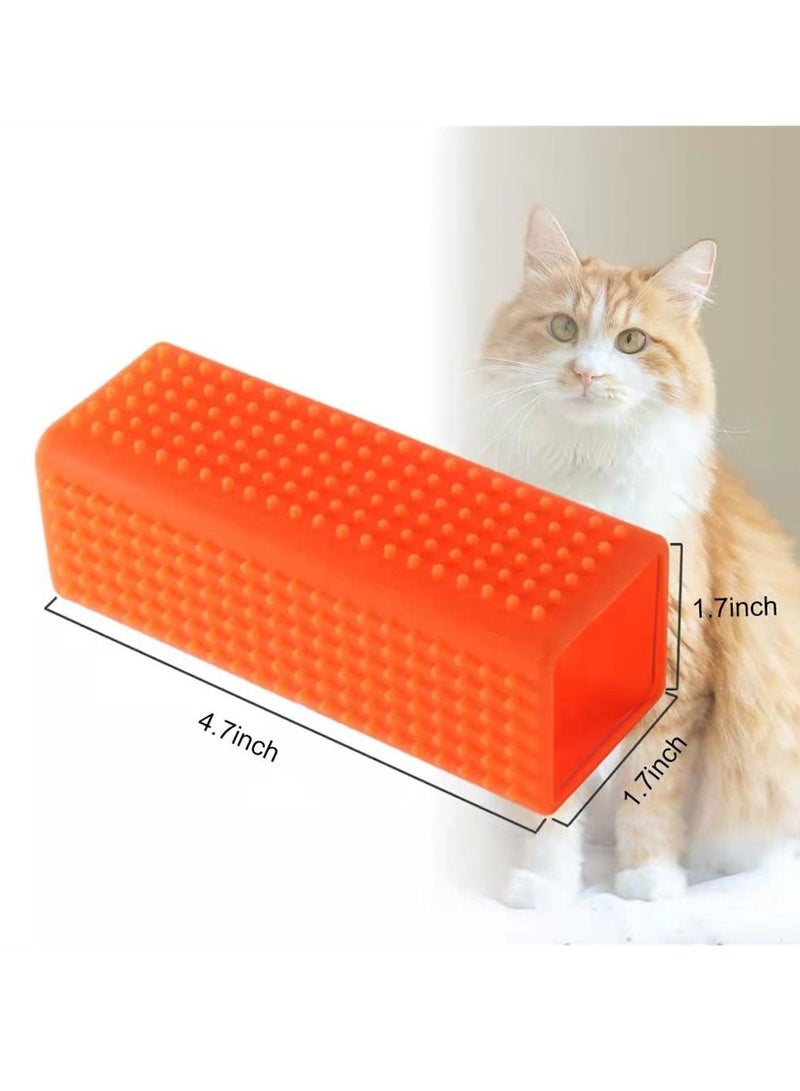 2-Pack Pet Dog Cat Hair Remover Furniture Rubber Block Roller Cleaner, Carpet Brush for Sofa Hollow Cleaner