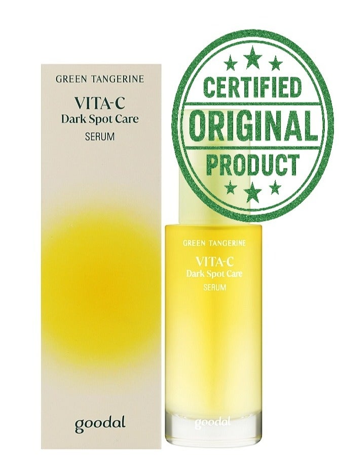 goodal Green Tangerine Vitamin C Dark Spot Serum 40ml – Brightening & Spot Correcting Serum for Radiant Skin | Fades Acne Marks, Uneven Tone & Pigmentation | K-Beauty Skincare