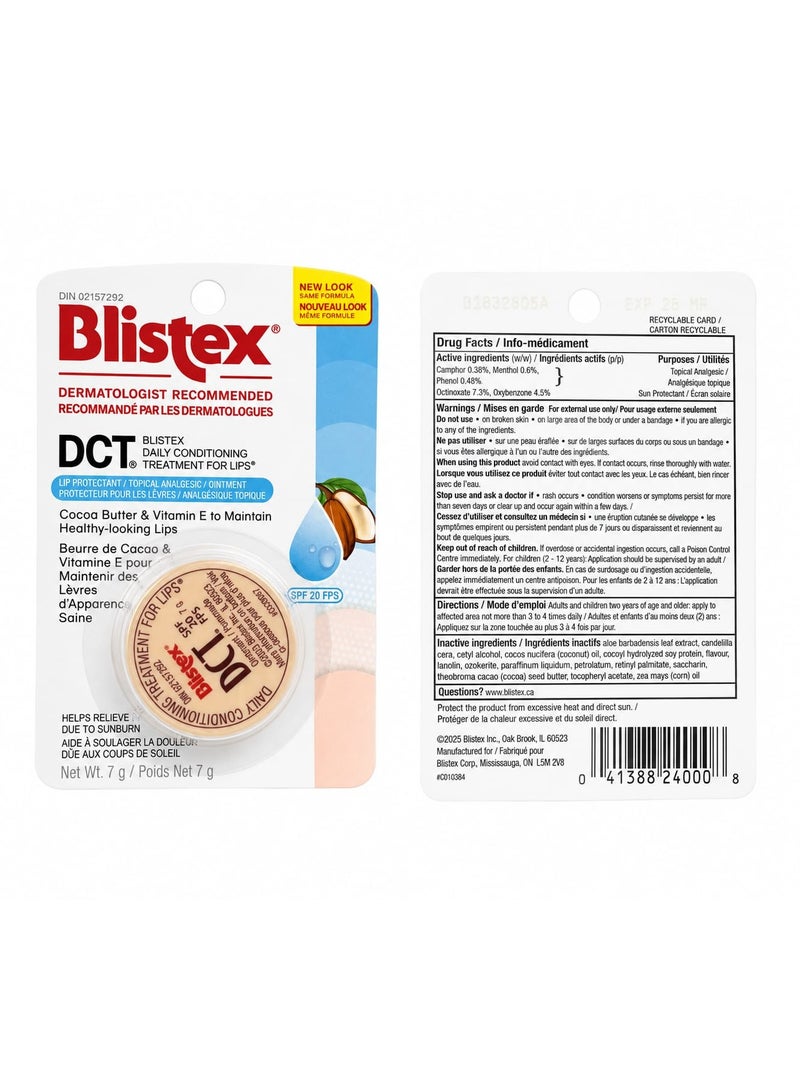 Blistex SPF 20 Dct Daily Conditioning Treatment Lip Balm - Image 2