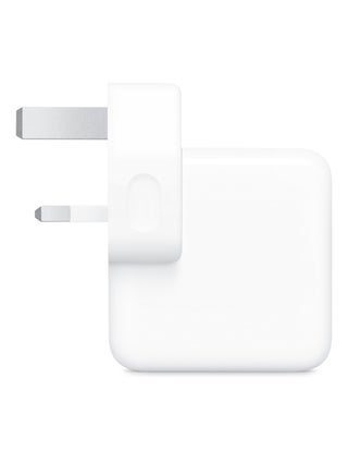 محول بقدرة 35 وات وبمنفذي USB-C لهاتف آيفون سيريس 14/13 أبيض - view 3