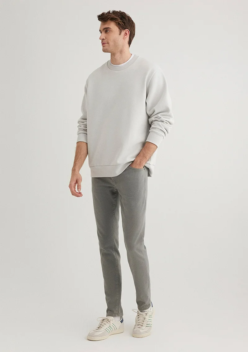 MAVI James Pewter Comfort Gabardin Pants