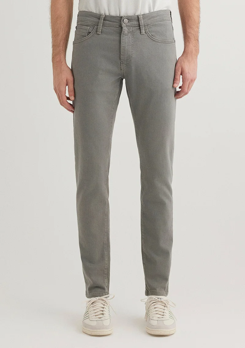 MAVI James Pewter Comfort Gabardin Pants