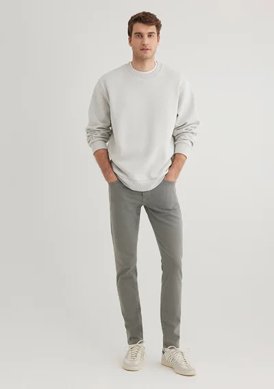 MAVI James Pewter Comfort Gabardin Pants
