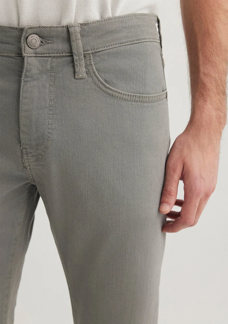 MAVI James Pewter Comfort Gabardin Pants