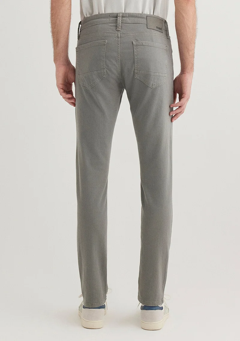 MAVI James Pewter Comfort Gabardin Pants