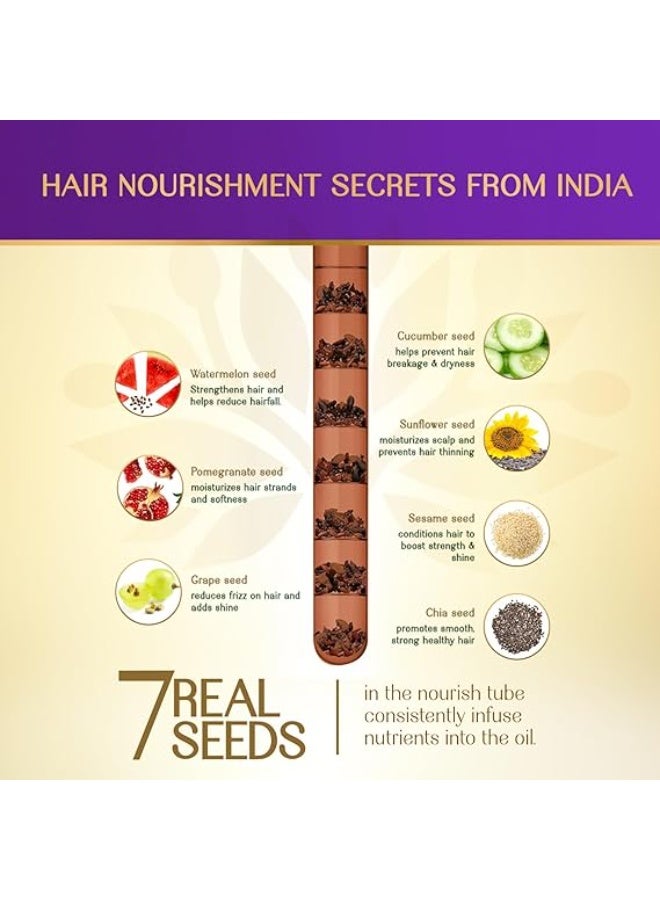 Herbsindia Onion & 7 Seeds Hair Oil 180 Ml - Image 3