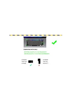 Ultra Thin Arabic Language Silicone Keyboard Cover Skin for MacBook Pro 13 inch 2020(Model A2338 A2141 A2251 A2289 A5589) and for MacBook Pro 16" 2019  Accessories - pzsku/Z0A5199DB3B63CB63E7AFZ/45/_/1706026808/846fbc22-2e79-4aeb-9527-ff655b8b93a6