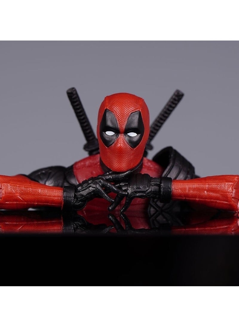 DEADPOOL6-inch Deadpool movie King Kong moves hand model toy ornaments, gifts for boys - Image 4