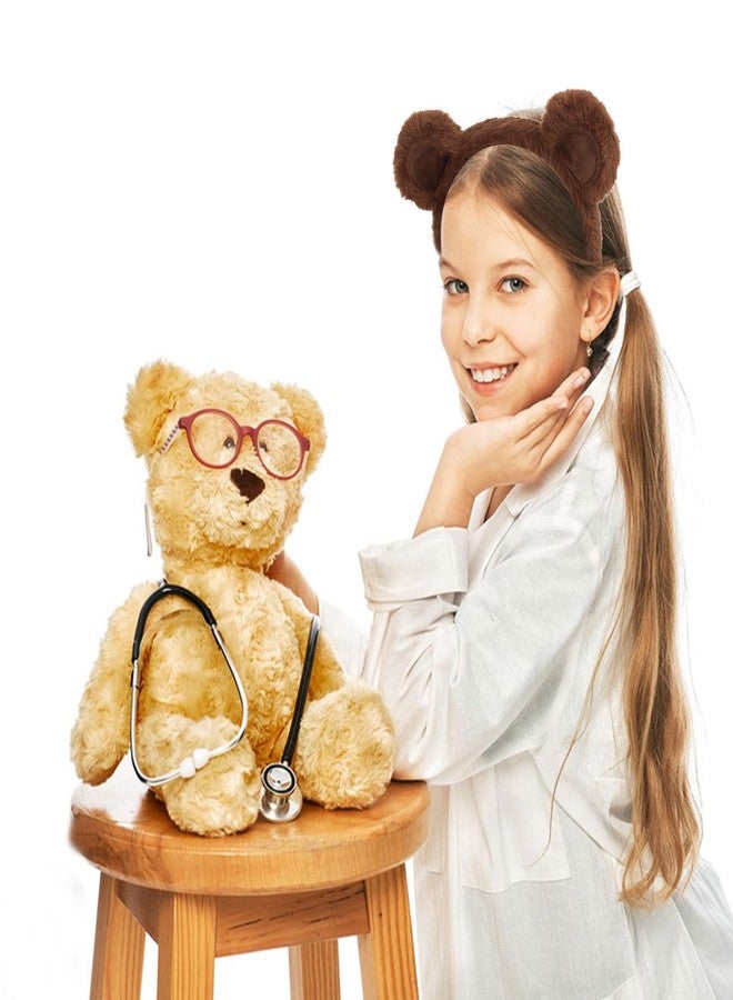 Semato 2 Pcs Brown and Dark Brown Bear Ears Headband Cute Costume Headwear Fashion Hairband Hair Accessories for Adult Party Decoration - Image 5