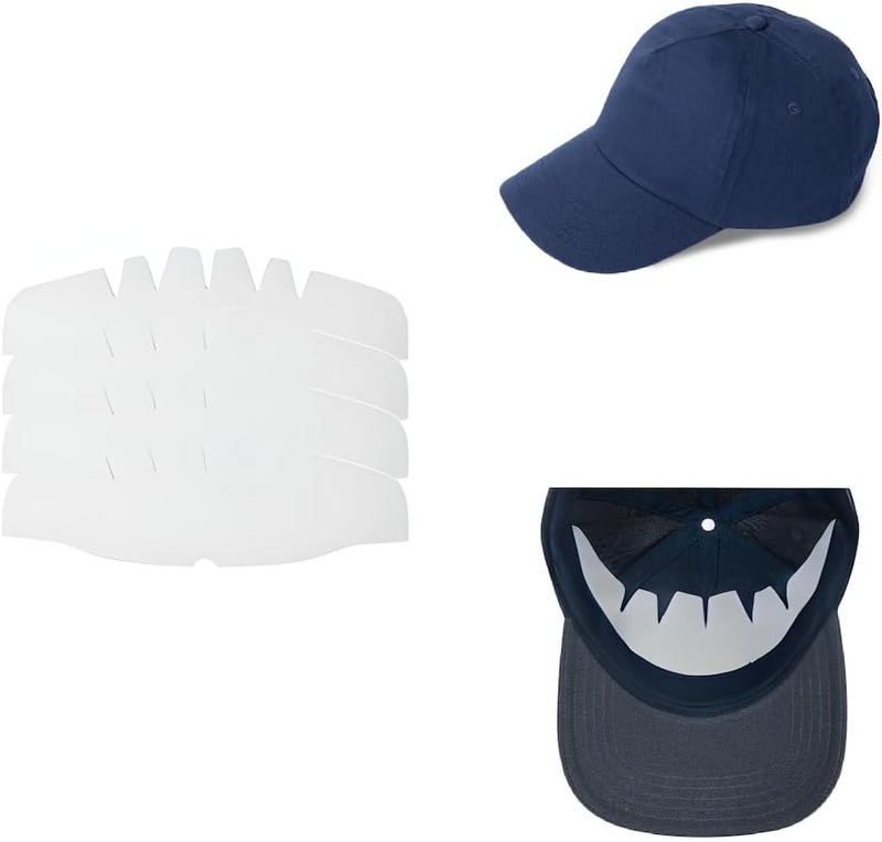 Shapers Image 4Pk Foam Crown Shaper Inserts for Baseball CapsSnapback Hats Washable Reusable Cap Support - Image 1
