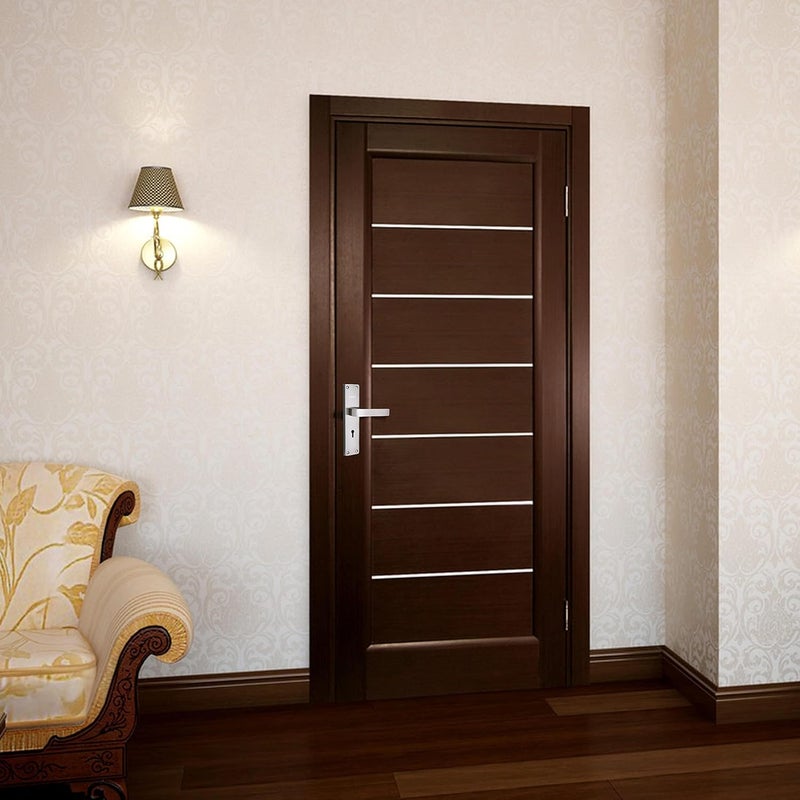 ATOM Main Door Mortise Lock with Handle,Bedroom, Bathroom, Silver Satin Antique Finish | 3 Keys | 6 Lever Double Stage Lockset for House Hotel Office(803KY) - Image 2