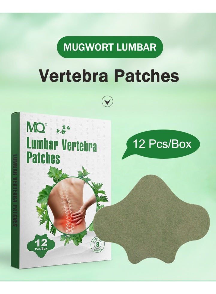 MQ 12 Count Lumbar Patches, Heat Patches for Lumbar, Lumbar Relief Patches, Warming Herbal Patches Long-Lasting Relief for for Lumbar, Knee, Back, Neck, Shoulder - Image 5