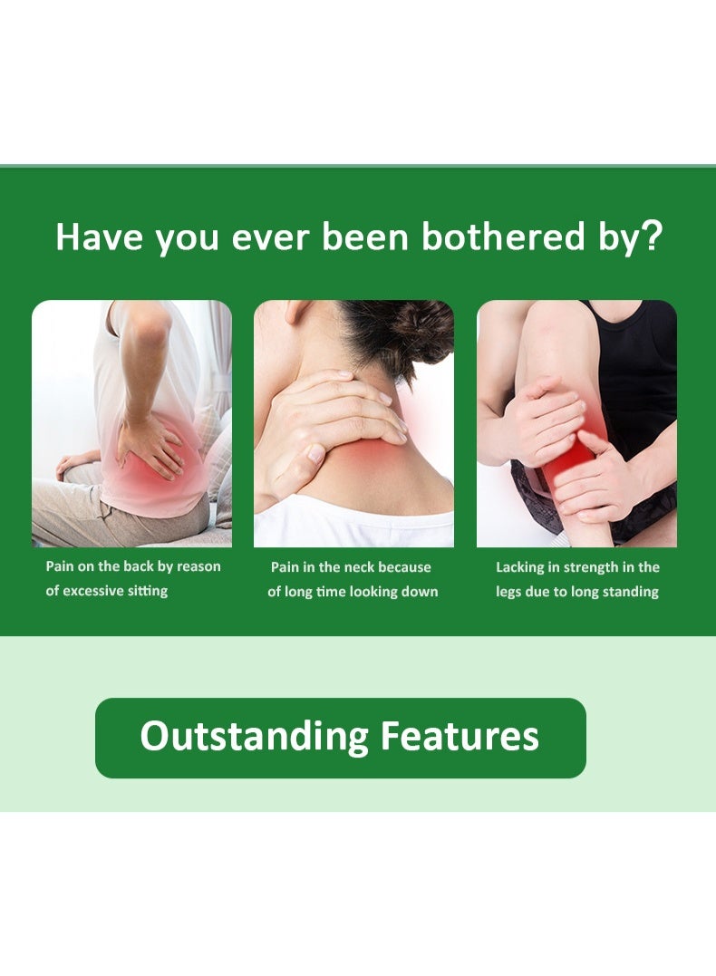 MQ 12 Count Lumbar Patches, Heat Patches for Lumbar, Lumbar Relief Patches, Warming Herbal Patches Long-Lasting Relief for for Lumbar, Knee, Back, Neck, Shoulder - Image 4