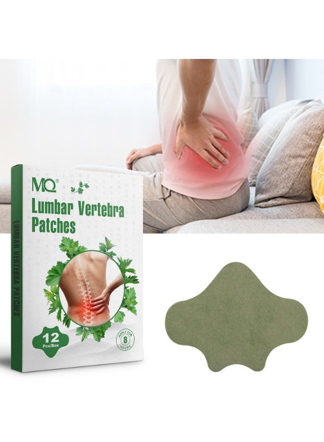 MQ 12 Count Lumbar Patches, Heat Patches for Lumbar, Lumbar Relief Patches, Warming Herbal Patches Long-Lasting Relief for for Lumbar, Knee, Back, Neck, Shoulder - Image 2