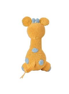 Happy Threads Happy Threads | Clever Giraffe,Handmade Crochet Animal Toy, 6 inch Tall, Perfect Size for Kids, Cute Stuffed Soft Toys for Boys and Girls  - Image 5