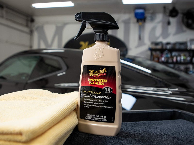 Meguiar's Professional Final Inspection M3416 - Detailer Spray for Removing Light Dust, Contaminants, Smudges and Finger Prints, Car Detailer Spray Effective as a Clay Bar Lubricant, 16 Oz - Image 2