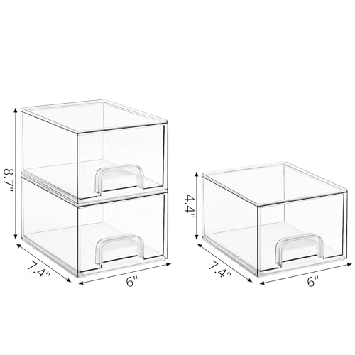 VOTLEVT Stackable Dryer Sheet Holder and Laundry Pods Container Set by VOTLEVT, Clear Dryer Sheet Dispenser and Laundry Pods Box Set, Dishwasher Pods Holder, Laundry Room Organization and Storage - Image 2