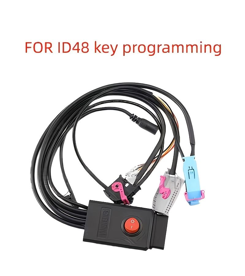 12V Power Cable For Turn On Instrument Cluster Testing MQB48 BCM2 ID48 Black Dashboard Cable - Image 4