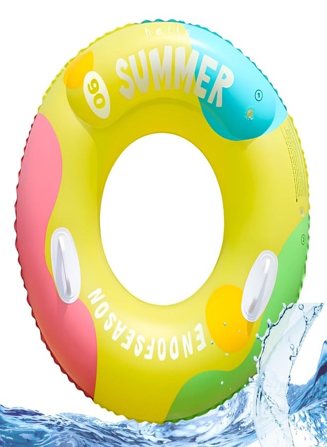 SOLDTRUE Swim Ring for Kids | Lively Print Swimming Tube - Image 1