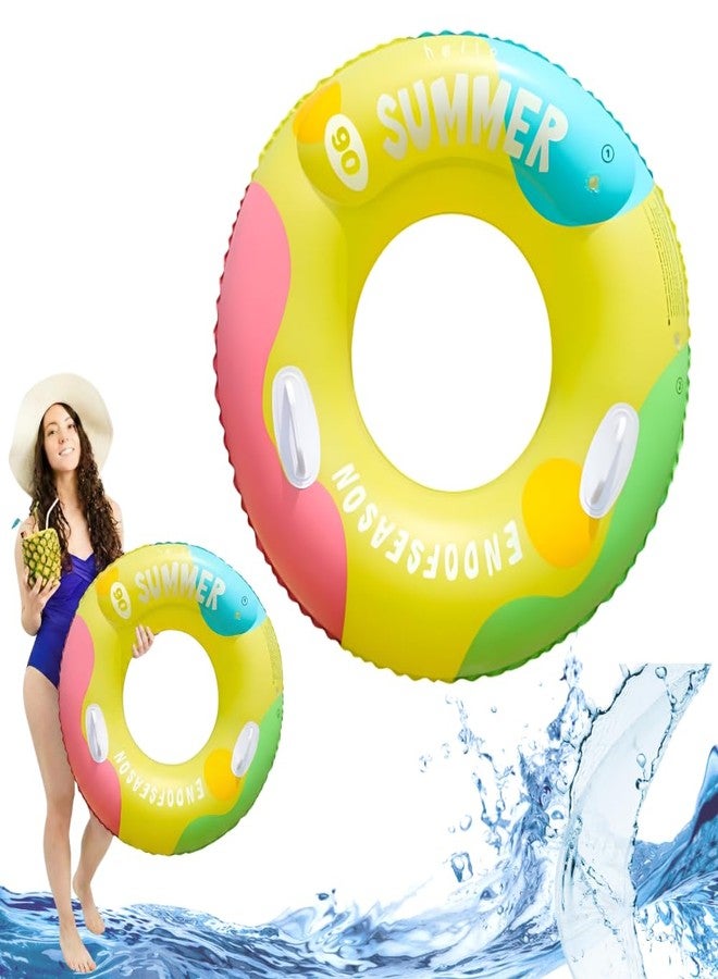 SOLDTRUE Swim Ring for Kids | Lively Print Swimming Tube - Image 3