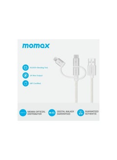 Momax MOMAX One Link 3-in-1 (USB-A to Micro/Lightning/Type C) (1M)  - Image 2