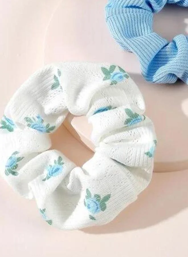 تايك تو Set of 2 - Floral Scrunchies