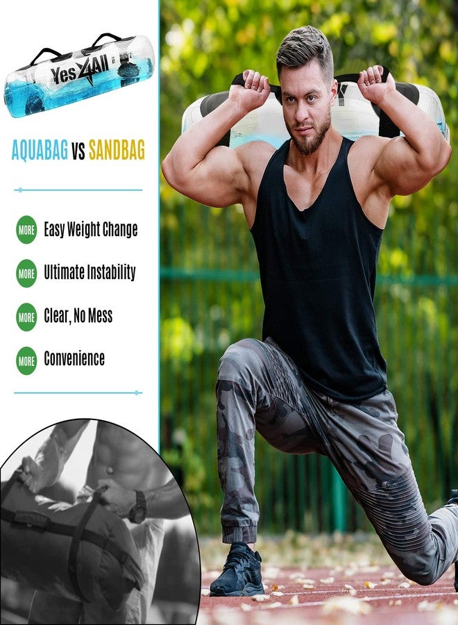 ياس 4 أول أكياس أوزان Yes4All Aqua لتمارين الجسم الكامل، كيس أوزان للتحدي - بديل لكيس الرمل - Image 5